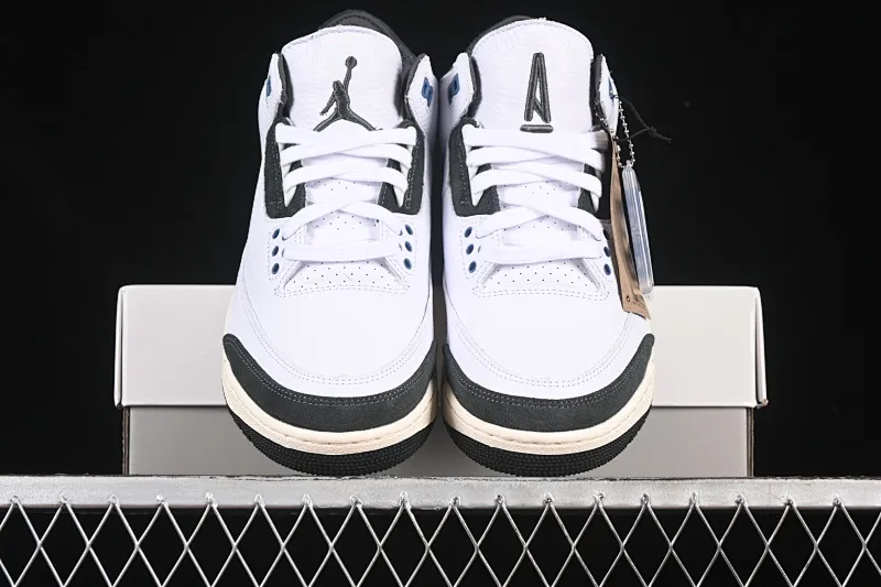 All categories Air Jordan Jordan series basketball shoes Air Jordan 3 LW version Air Jordan 3 Retro OG SP "Diffused Blue" AJ3 Joe 3 white and blue cement HV8571-100